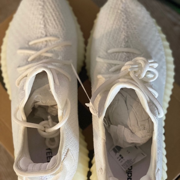 All white Yeezys. Boost 350 - Picture 5 of 5